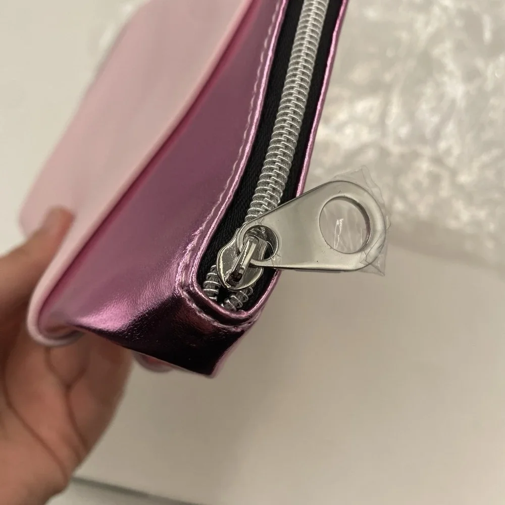 Mary‎ Kay Small Make Up Bag Pink Metallic 9